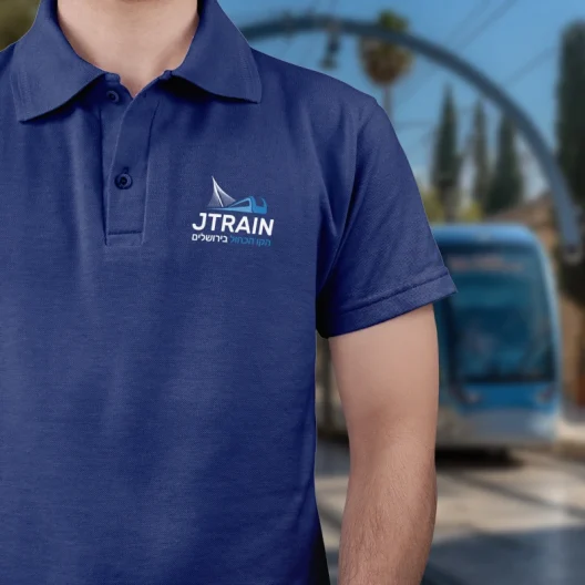 Branding and Graphic Design – JTRAIN’s Jerusalem Blue Line - imark image